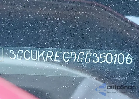 2016 Chevrolet Silverado K1500 Lt из США, поврежденный, VIN 3GCUKREC9GG350106